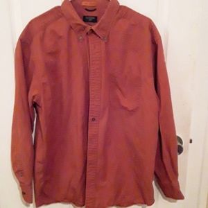 Dockers burnt orange button down
